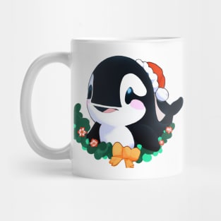 Cute Orca Drawing Mug